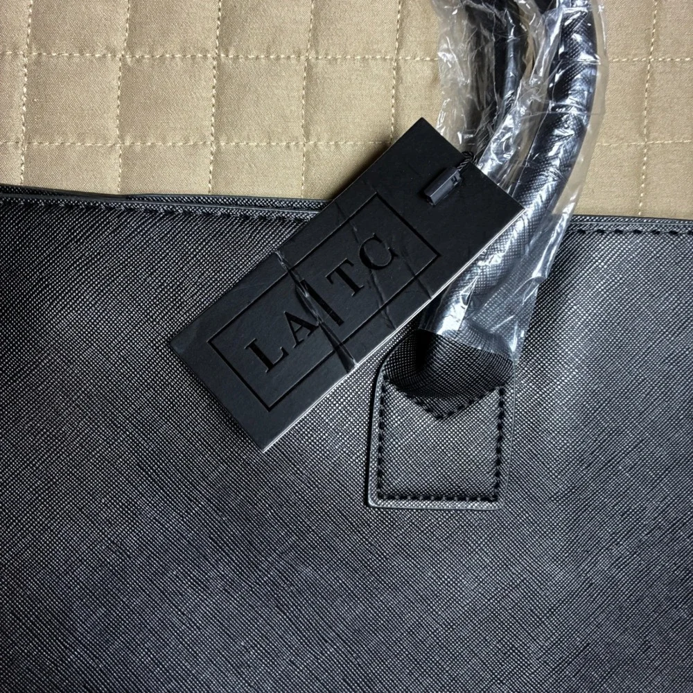 Los Angeles Trading Vegan Leather‎ Tote Bag Black Dress Like Coco Jackie Audrey